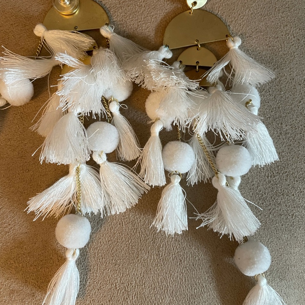 Free people long dangle earrings boho
